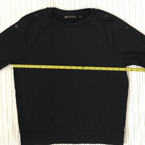 Athleta Snappy Sweatshirt Black Size XS - Picture 12 of 13